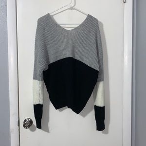 Criss Cross Back Sweater